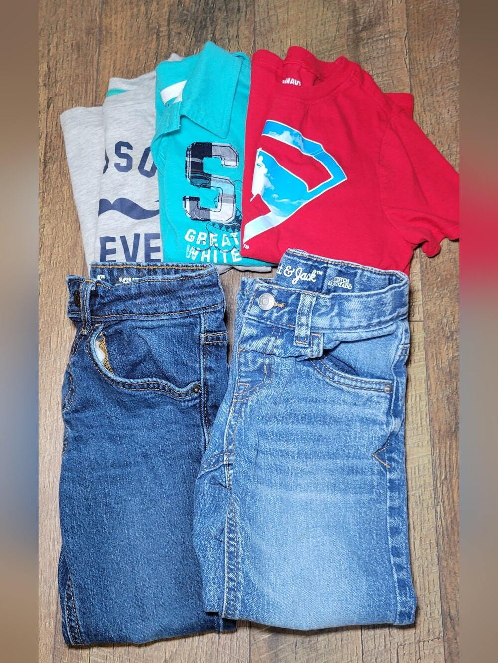 Boys 4T Mixed Tops & Jeans Lot